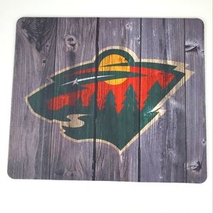 Minnesota Wild Ice Hockey Logo  Computer Mousepad